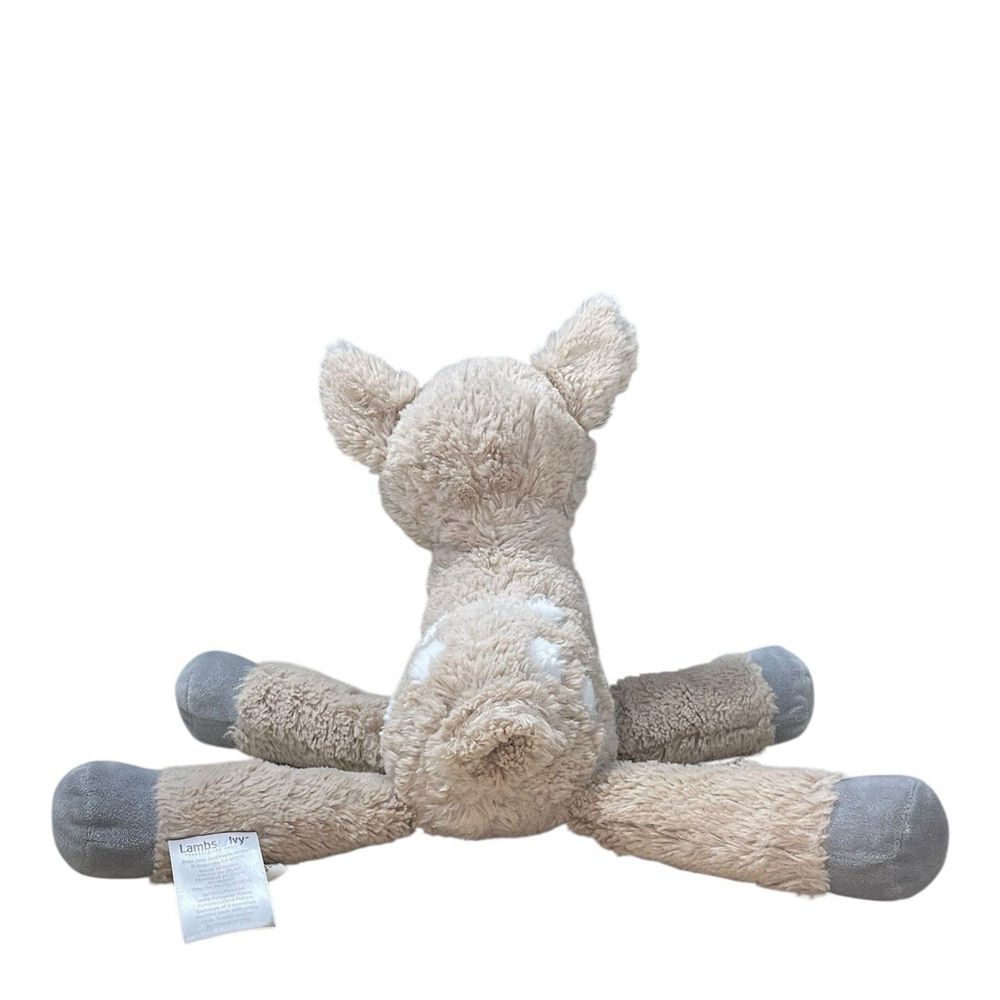 Lambs & Ivy Meadow Collection Deer Fawn Plush Stuffed Animal Baby Toy 12” - Picture 7 of 14